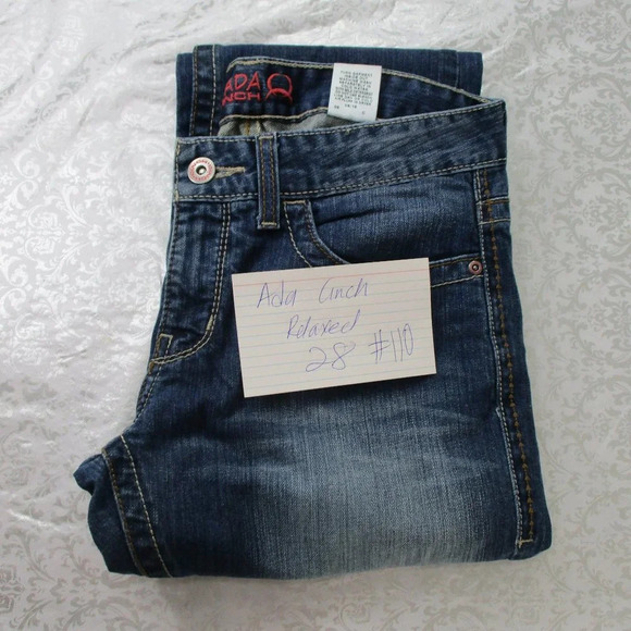 CINCH  Ada Relaxed Fit Denim Jeans Size 28                   #110 - Picture 9 of 9
